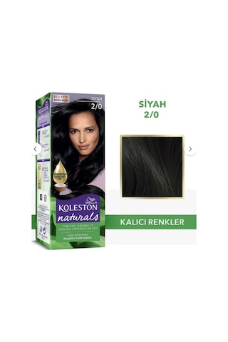 Koleston Naturals 2/0 Siyah Saç Boyası