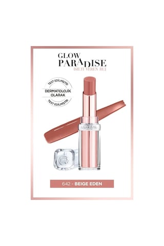 L'Oréal Paris Glow Paradise Balm-in-Lipstick Işıltı Veren Ruj 642 Beige Eden + Mini Paradise Maskara