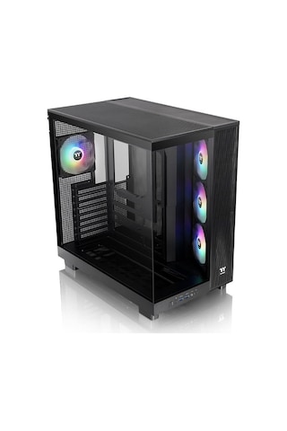 Thermaltake View 380xl Temperli Cam 4x120mm Usb 3.0 Siyah Argb Akak0thr0003