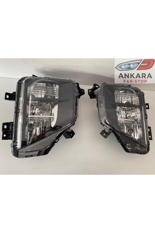 Mitsubishi L200 2019 - 2021 Sis Lamba Takım Sağ - Sol 3 Ampul