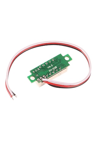 3 Kablo Mini Dijital Voltmetre 0.28inch 0-100v Dc