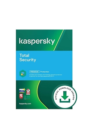Kaspersky Total Security 2022 1 Bilgisayar 1 Yıl (428145611)