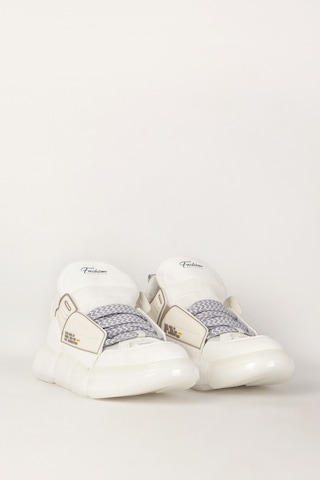 Scootland 17256 Erkek Kalın Taban Sneaker Beyaz