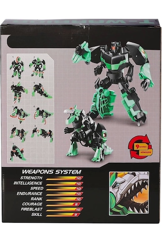 Lj1653 Metal Gövdeli Dönüşebilen Robot -gepettoys