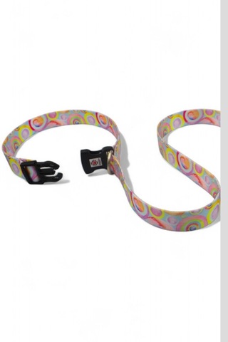 Caramelos Köpek Gezdirme Tasması, Bağlama Kilitli, Anti Shock 8 Koyu Pembe