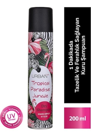 Urban Uv Filtre Care Tropical Paradise Jungle Kuru Şampuan 200 ML