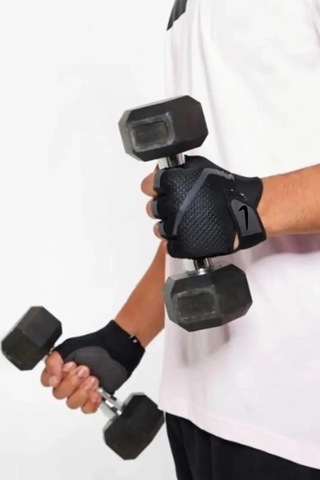 Nike M Extreme Fg Fitness Gloves Erkek Antreman Eldiveni Siyah Siyah