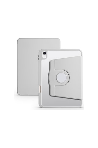 Apple Uyumlu iPad 11.nesil 2025 Kılıf Zore Termik Kalem Bölmeli Dönebilen Standlı Kılıf Kapaklı Kılıf