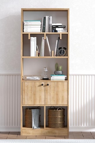 Decormet Marisa Kitaplık Safir Meşe Diğer