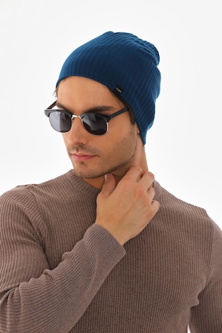 Dört Mevsim Penye Bere Petrol Mavisi