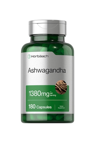 Horbaach Ashwa/gandha Root Extract Supplement 1380mg 180 Capsules