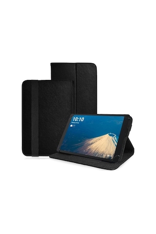 Alcatel Uyumlu 8088X 3T 10 Hd Delüx Universal Standlı Deri Kılıf
