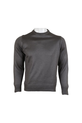 Erkek Kazak Klasik Normal Kesim Yünlü Rar00499 Gri