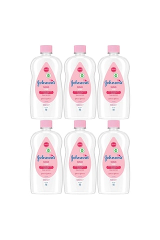 Johnsons Baby Bebek Yağı 500 Ml Nemlendirici Pembe 6'lı Set