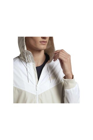 Nike Sportswear Windrunner Jacket Kapüşonlu Erkek Ceketi Beyaz Bej Bej