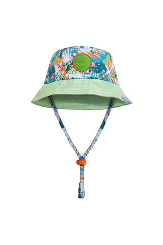 Milk & Moo Jungle Friends Ayarlanabilir Yazlık Bebek Şapkası 0-18 Ay
