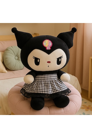 Anime Kuromi Peluş 40 Cm Büyük Boy Çok Renkli