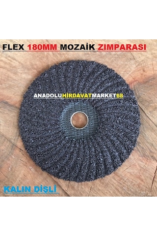 180Mm Kalın Diş Mozaik Silme Taşı Mermer Granit Silme Zımparası C N11.4271