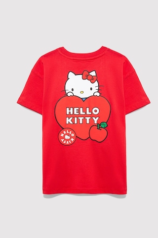 Mavi Kız Çocuk T Shirt 7610429-70478 Kırmızı Kirmizi