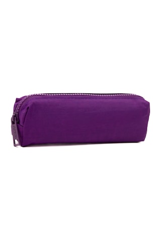 01106 Mor Krinkıl Kumaş Unisex Tek Bölmeli Suya Dayanıklı Parmak Kalemlik Kalem Kutusu