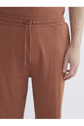 Lc Waikiki Lc Waıkıkı Kahverengi Standart Kalıp Erkek Pijama Alt Şort