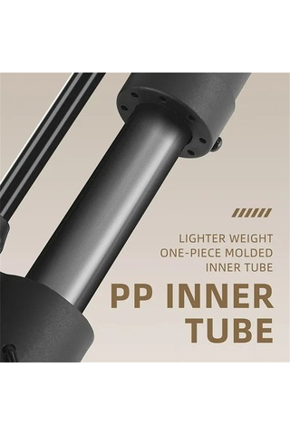 Leezsing Siyah Hafif Bisiklet Hava Pompa, Mtb Yolları İçin Schrader Valf, Futbol Basketbol Yüzme Halka Şişirici, Dayanıklı Ergonomik Tasarım