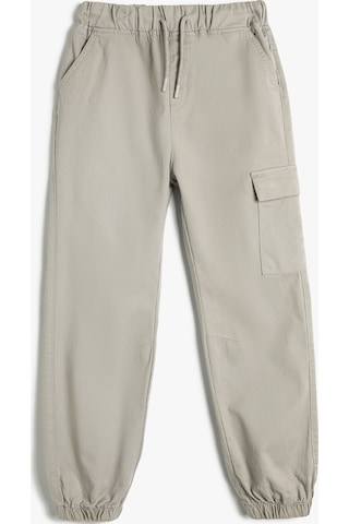 Koton Kargo Jogger Pantolon Cepli Beli Bağlamalı Gri 4skb40008tw 4SKB40008TW031 Gri