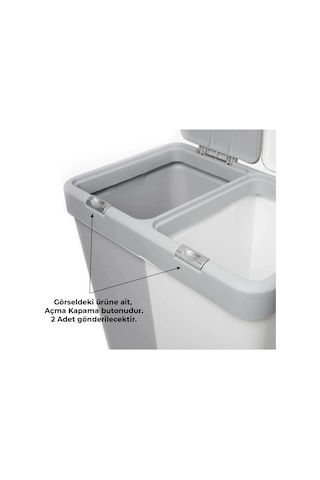 Motek Çamaşır Sepeti Yedek Parça Full Set 40Lt 80Lt Tümüne Uyumlu Diğer