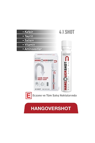 Hangover 4 Shot &electrovit Portakal