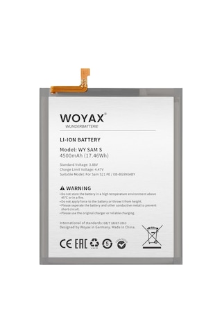 Samsung Galaxy Uyumlu S21 FE Woyax by Deji Batarya