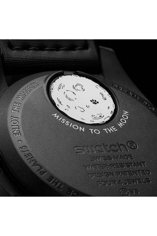 Swatch Omega Moonswatch Mission To The Moonphase - New Moon So33b700 Siyah
