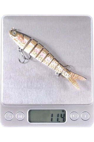 Fochsia 10lu Paket Suya Dalan Sallanan Yem 8 Eklemli 3 94 İnç 11 4g Alabalık Levrek İçin Av Malzemesi Sku 20241010