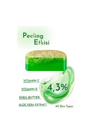 E'lovers Doğal Kabak Lifli Aloe Vera Sabun 125 G