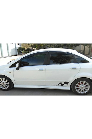 Fiat Linea Yan Marşpiyel Seti Plastik 2 Adet Mat Siyah 2009 2010 2011 2012 2013 2014 2015 2016 Karlık+ek+bodykit