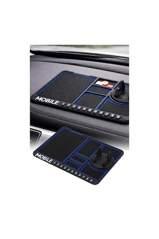 Araç İçi Kaymaz Telefon Tutucu Mat Torpido Organizer Kaydırmaz Silikon Dashboard Standı