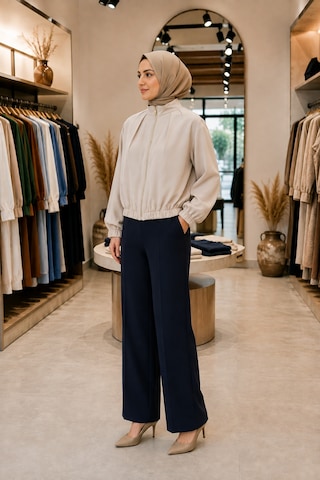 Sevitli Bomber Ceket-bej-5935