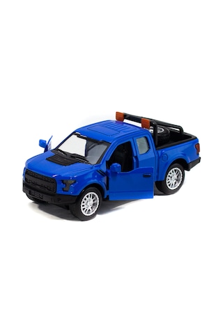 Metal Ford Ranger Pikap Çek Bırak Işıklı Mavi 12 Cm