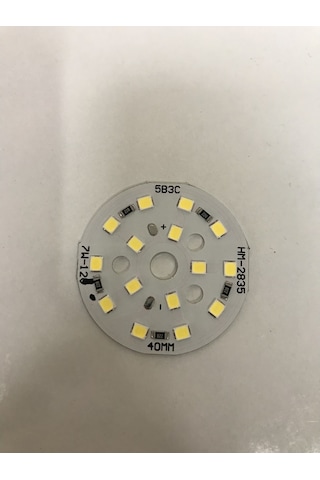 12 Volt 7 Watt SMD 5630 Ledli Hazır Led Modül 40 MM Beyaz (3 Adet)