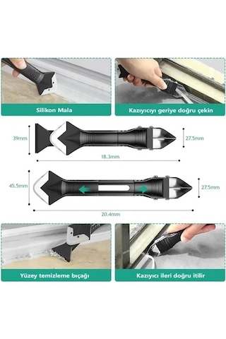 Silikon Fayans Ve Derz Temizleyici Bıçak Pratik Fayans Arası Temi