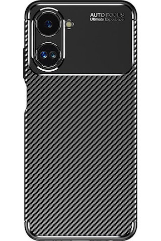Mobilteam Realme 10 4g Kılıf Negro Silikon Kapak - Siyah Siyah