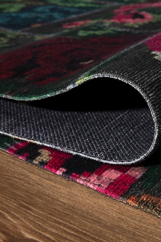 Efes 2302 Patchwork Yumuşak Doku Leke Tutmayan Modern Halı Kilim Çok Renkli