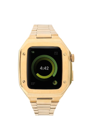 Watch 44mm Uyumlu Krd-64 Metal Zore Kordon-gold