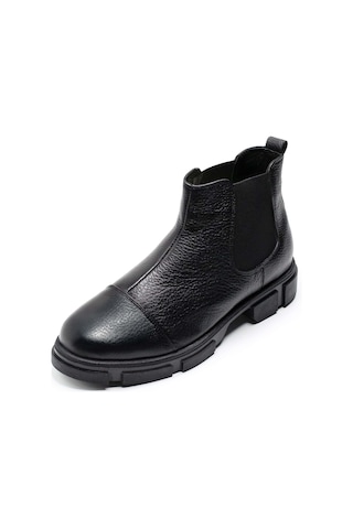 Büyük Numara Erkek Bot Rahat Geniş Kalıp Siyah