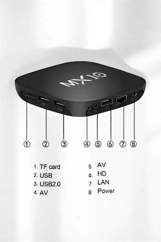 Cosmotex 4k Tv Uyumlu Hd Çözünürlüklü Mx Box S 8 Gb