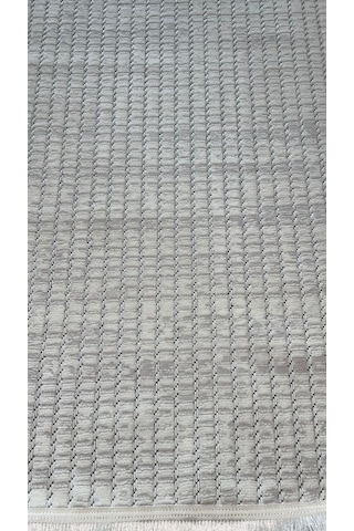 Loft Krem Bohem İskandinav Sisal Pamuk Taban Yıkanabilir Özel Kesim Kaymaz Salon Mutfak Krem/gri