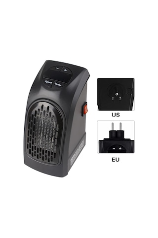 Qingmipy Ev Ve Ofis İçin Hızlı Isıtıcı Mini Soba - 12 Saatli Zamanlayıcı, Otomatik Kapanma Ve 270 Sq.ft. Kapasite, Avrupa Standartı