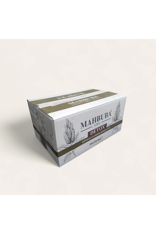 Mahbuba Kinoalı Karışık Detox Diyet Glutensiz Form Bitki Çayı 1 Aylık - 30 Kullanım Net 60gr X 3