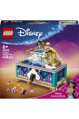 LEGO® ǀ Disney Princess Yasemin’in Mücevher Kutusu 43295 – 6 Yaş ve Üzeri için Mini Bebek İçeren Oyuncak Yapım Seti (458 Parça)