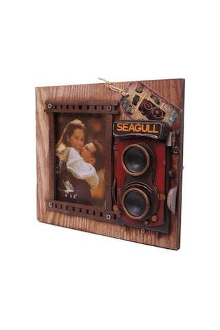 Dekoratif Metal Çerçeve Fotoğraf Makinesi Dekorlu Hediyelik Arbltgs5j6vj0rks3m4