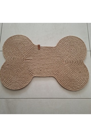 Evcil Hayvan Mama Paspası, %100 El Yapımı Kedi Köpek Mama Altlığı